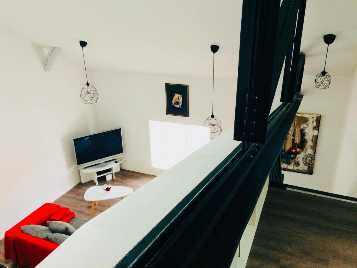 Superbe Appartement Type Loft En Duplex Rue Buat Chalons en Champagne Exterior photo